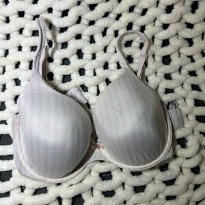 Victoria's Secret Soft Pink Striped Bra
